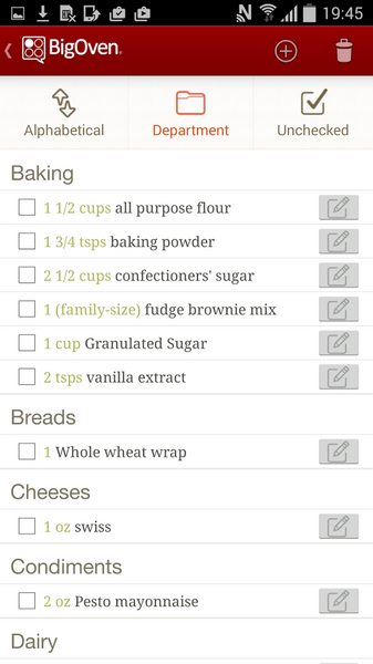 BigOven Recipes & Meal Planner Capture d’écran4