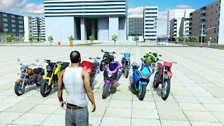 Indian Bike Driving Games 3D Capture d'écran 2