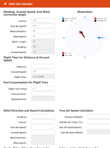 E6BX E6B Calculator Screenshot 2