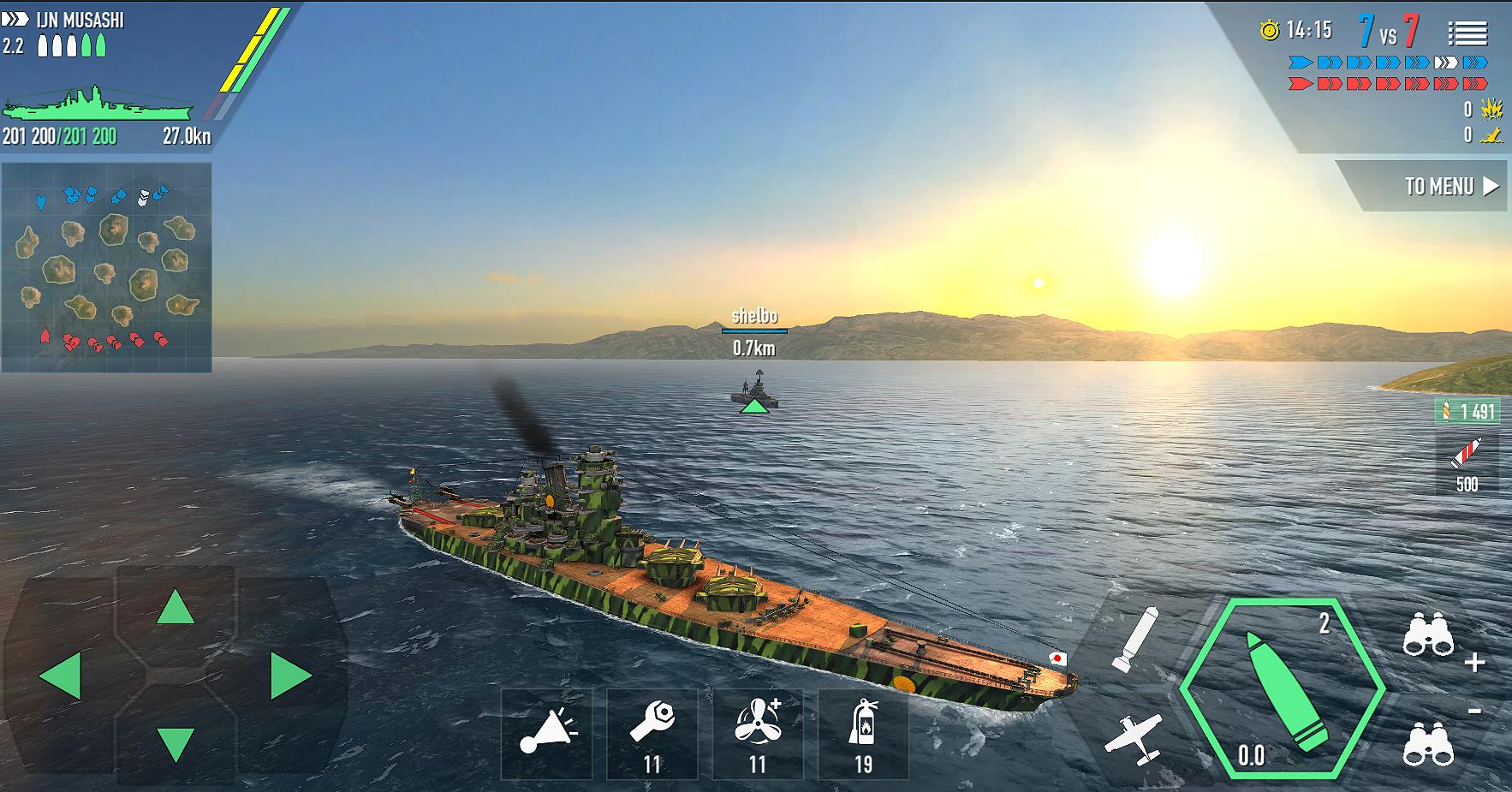 Screenshot Battle of Warships: Online 3