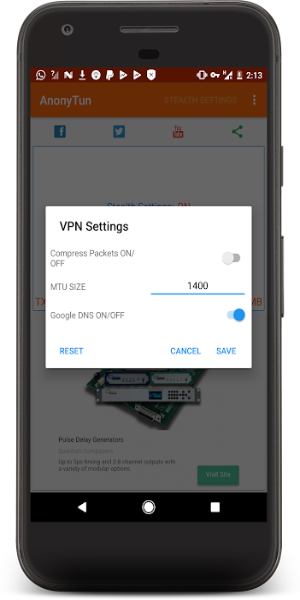 Screenshot AnonyTun 3