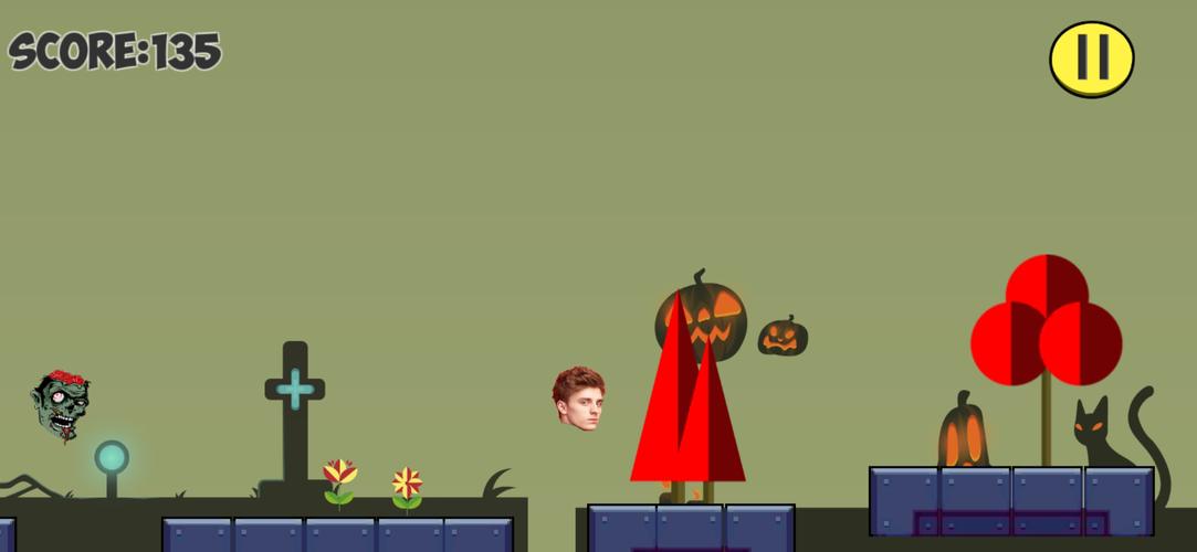 Влад А4 убегает от Зомби экрана 4