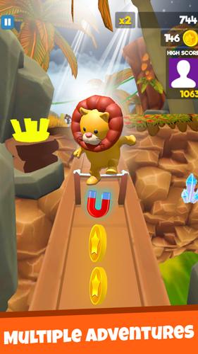 Jungle Run Animal Running Game ekran görüntüsü 3