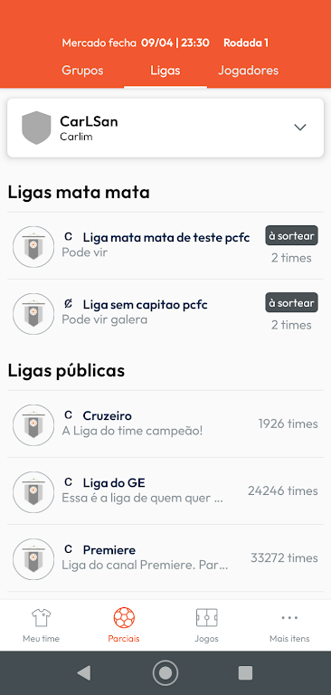 Parciais CFC屏幕截圖4