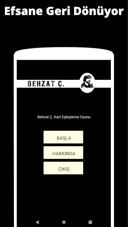 Screenshot Behzat C. Card Matching Game 1