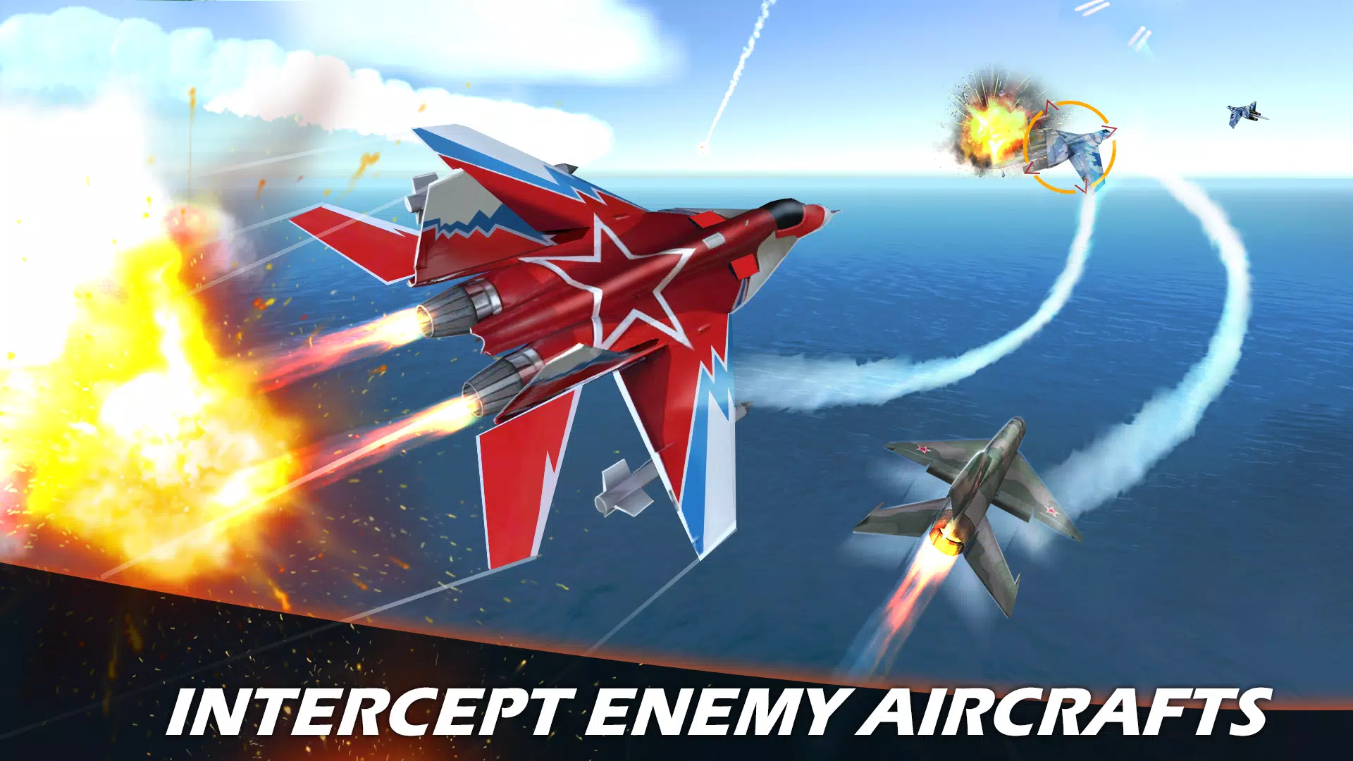 Jet Fighter Airplane Racing Screenshot 2