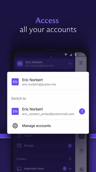 Proton Mail: Encrypted Email 스크린 샷 3