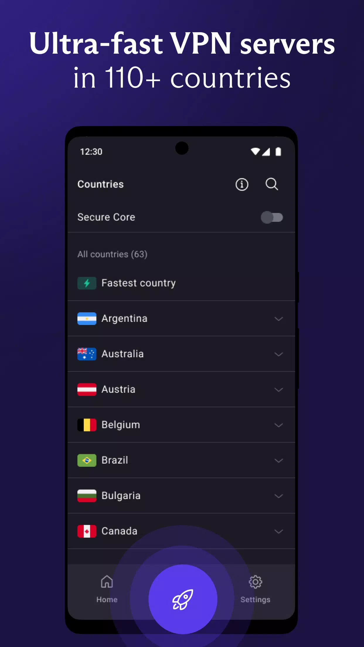 VPN Proton: Fast & Secure VPN screenshot 3