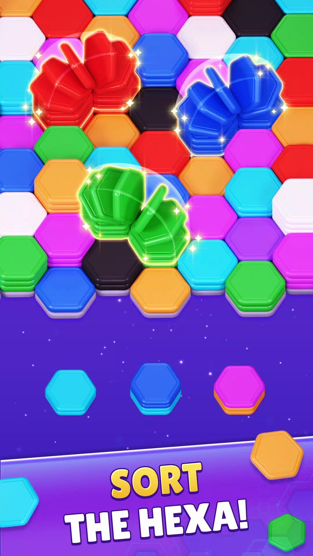 Color Hexa Sort Puzzle Game ảnh chụp màn hình 2