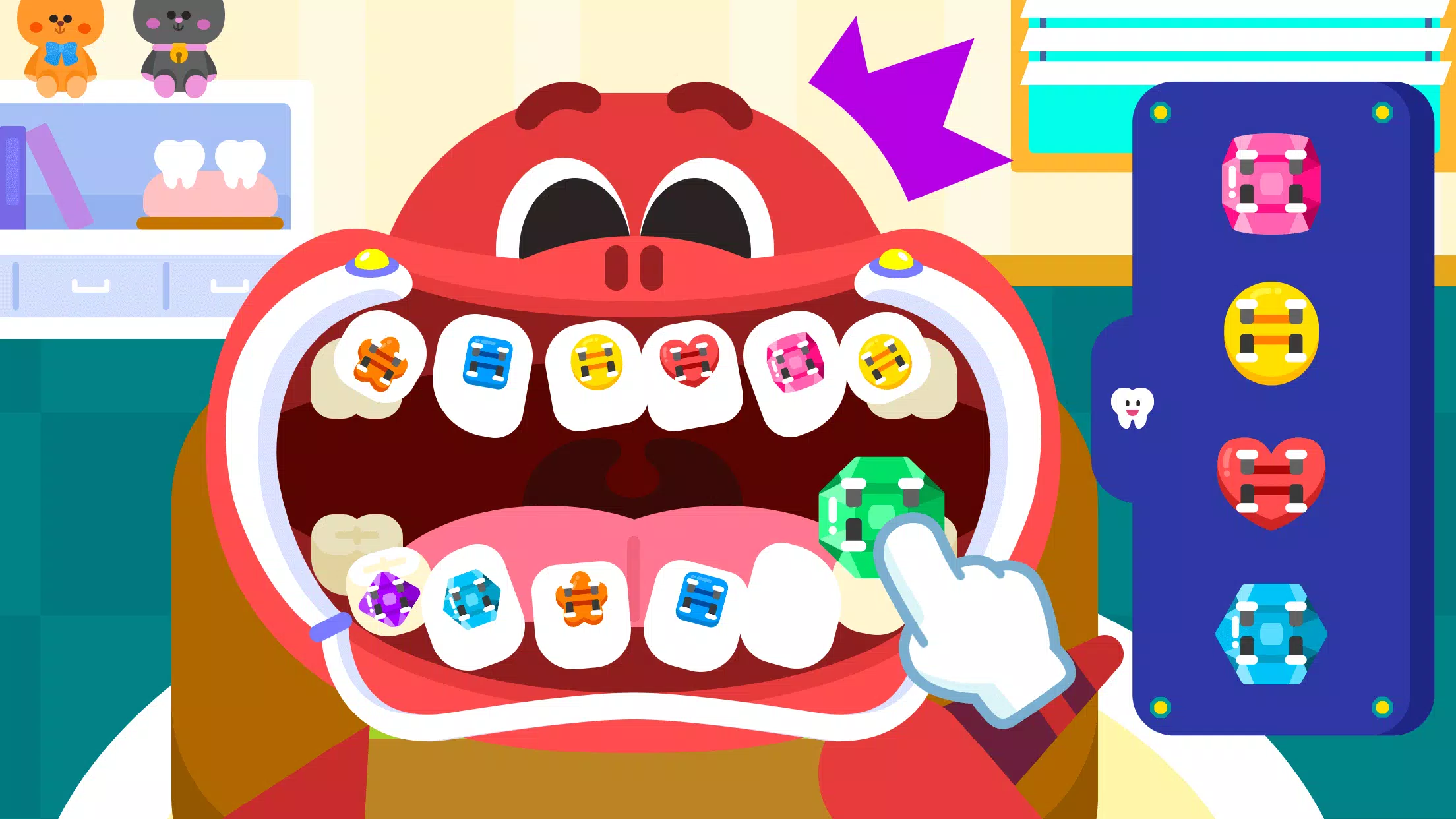 Cocobi Dentist экрана 3
