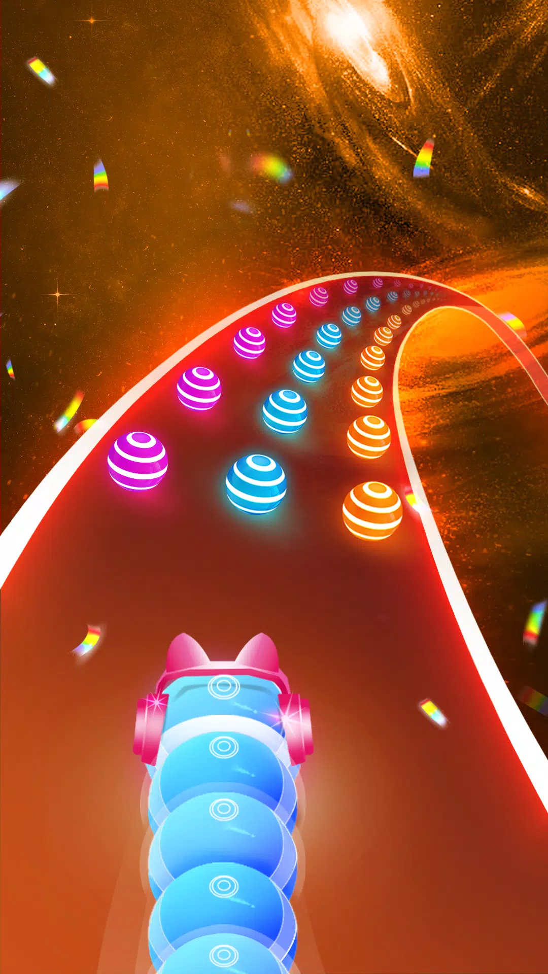 Dancing Snake: Colorful Balls captura de pantalla 3