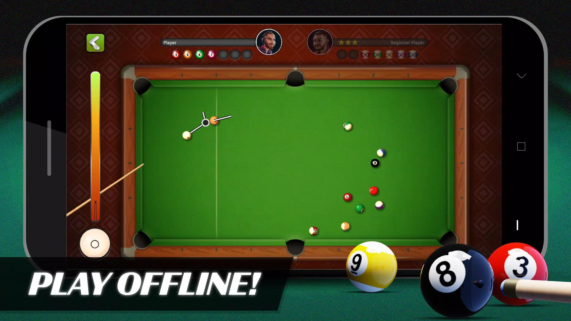 8 Ball Billiards Offline Pool屏幕截圖1