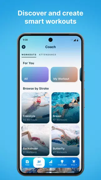 Swim.com: Workouts & Tracking屏幕截圖3