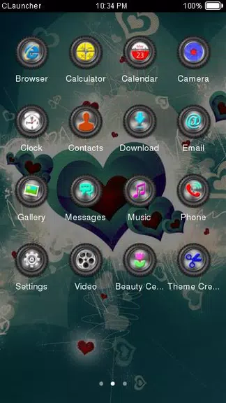 Best Heart Theme HD captura de pantalla 2