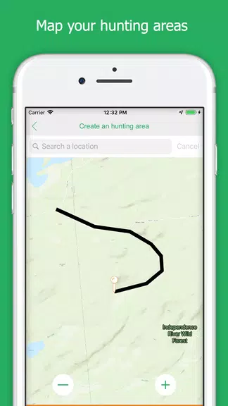 ภาพหน้าจอ Hunting Map, the GPS for hunters 4