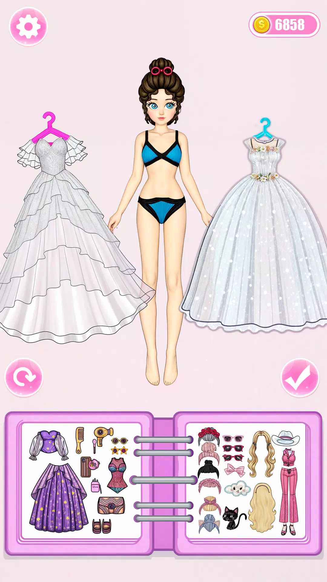 Paper Doll: Dress Up DIY Game экрана 2