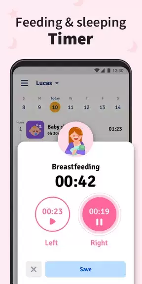 Baby Tracker - Breastfeeding ekran görüntüsü 2