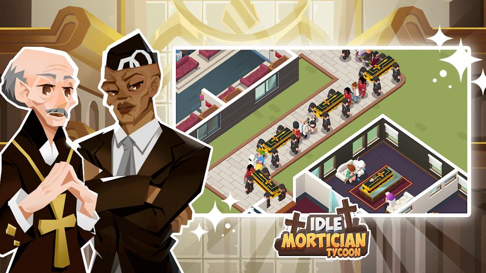 Idle Mortician Tycoon экрана 1