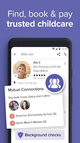 UrbanSitter - Find a Caregiver экрана 1