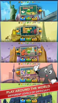 Solitaire World Tour ảnh chụp màn hình 3