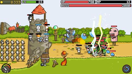 ภาพหน้าจอ Grow Castle - Tower Defense 2