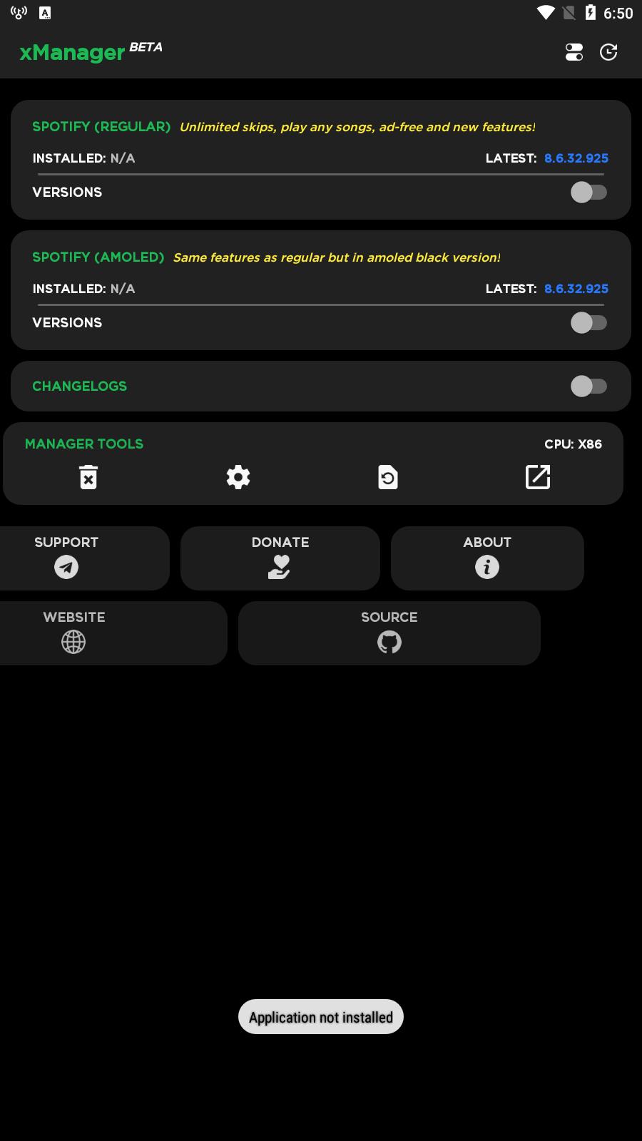 xManager For Spotify Capture d’écran1