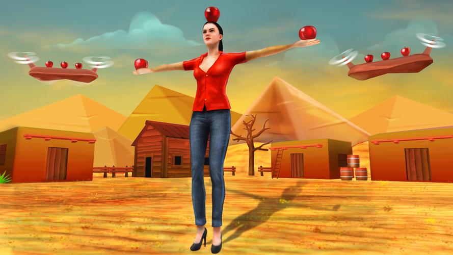 Apple Shooter Game - 3Dスクリーンショット3