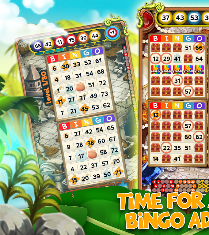 Bingo Treasure Quest - Paradise Island Riches ekran görüntüsü 1
