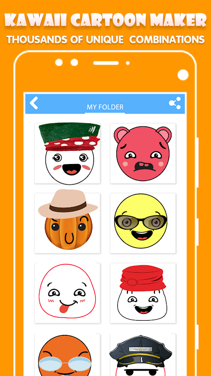 Screenshot Kawaii Cartoon Maker 1