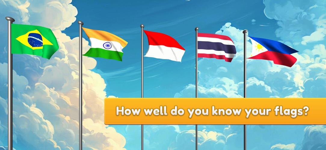 Flag Naming Trivia Guess Quiz ကိုဖန်သားပြင်2