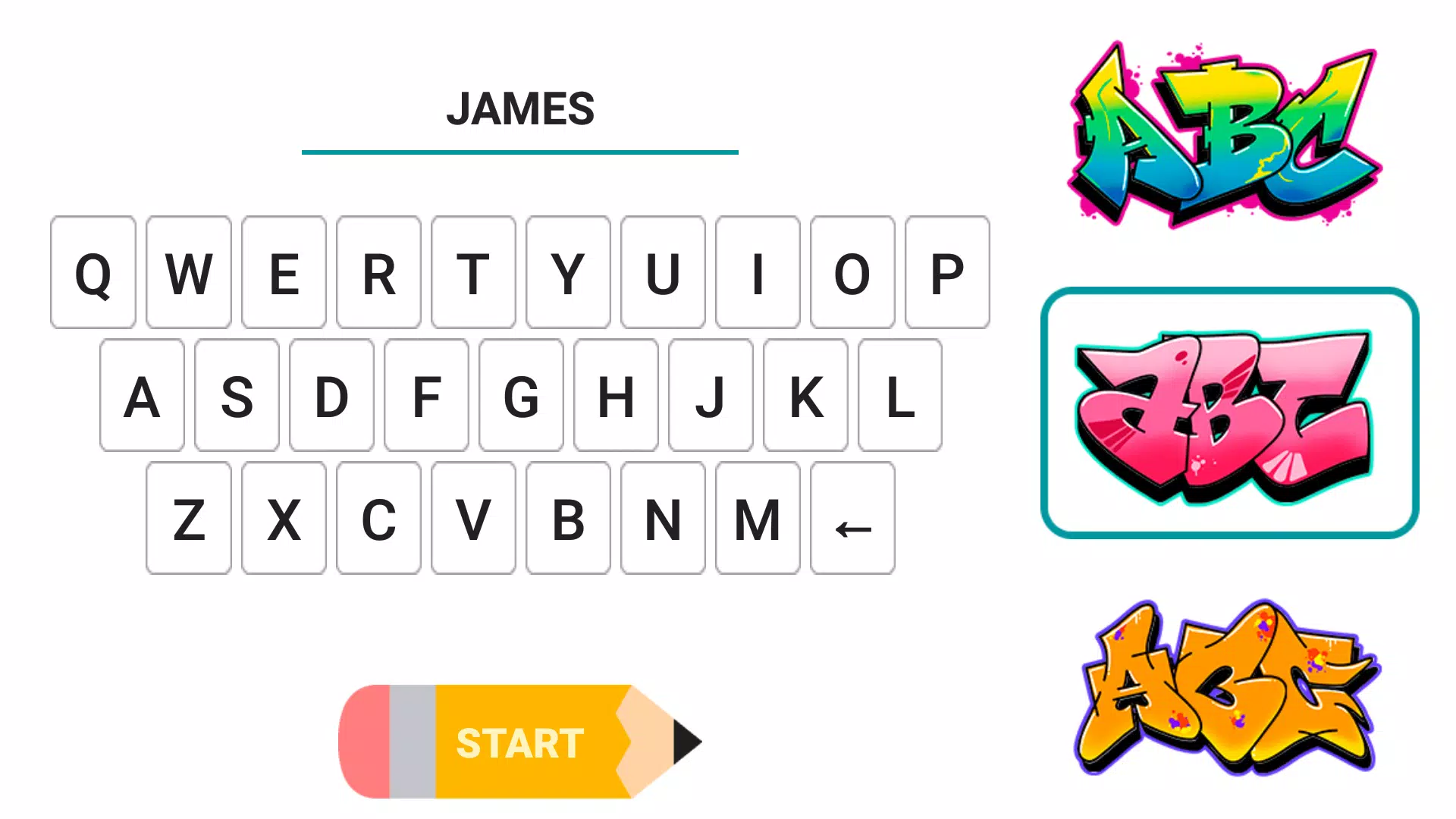 Draw Graffiti - Name Creator captura de pantalla 1