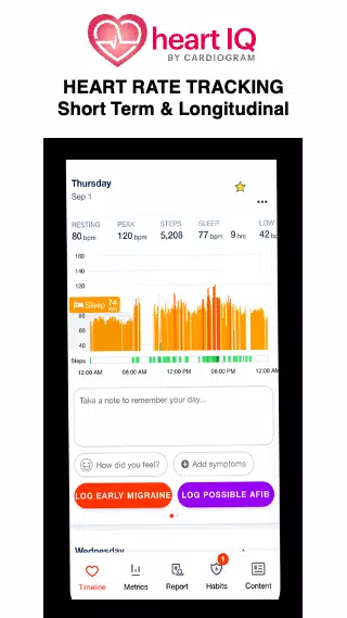 Cardiogram screenshot 1