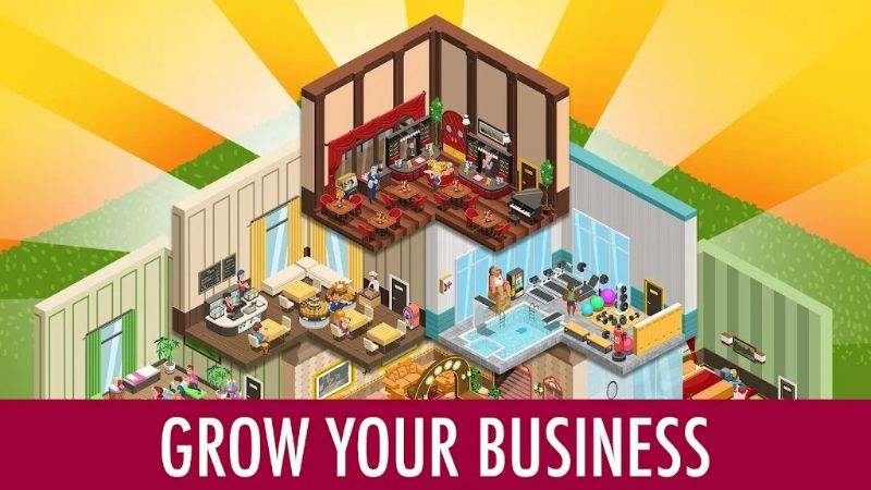 Hotel Tycoon Empire: Idle game 스크린 샷 2