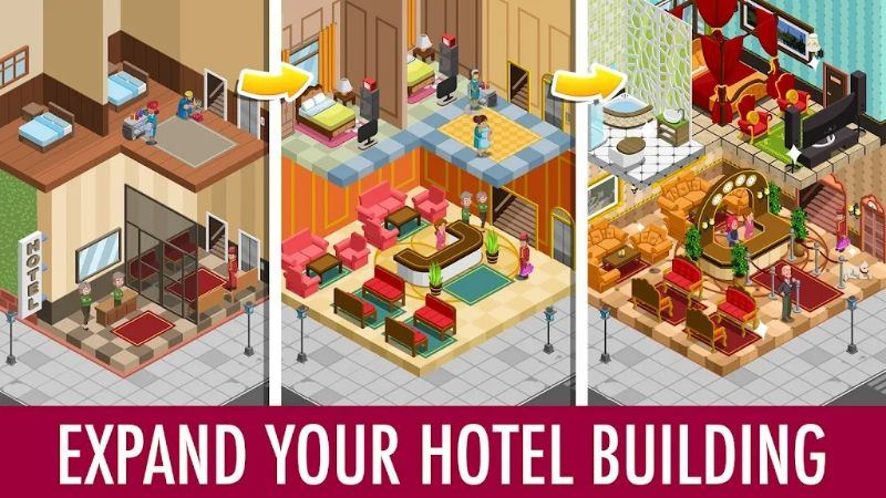 Hotel Tycoon Empire: Idle gameスクリーンショット4