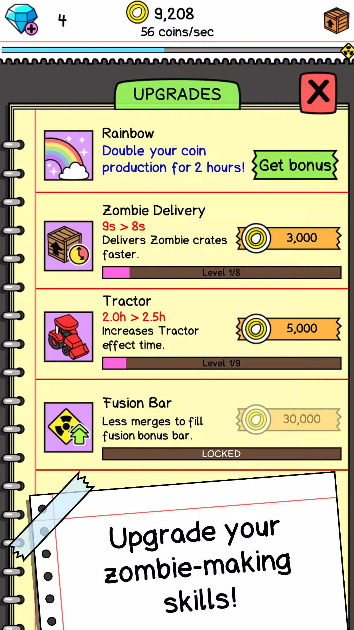 Zombie Evolution: Idle Game屏幕截圖4