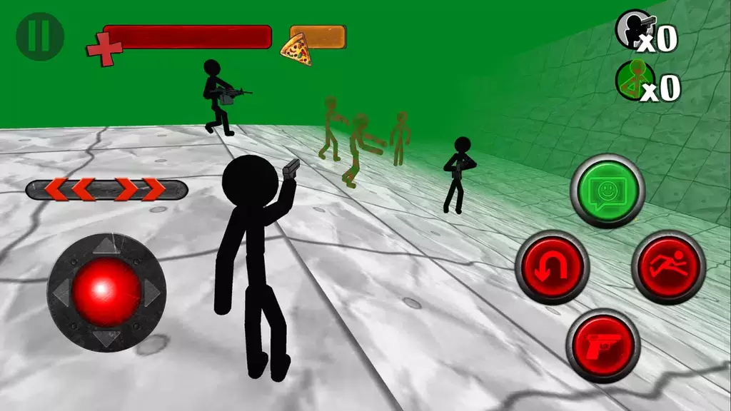 Stickman Zombie 3D Скриншот 4