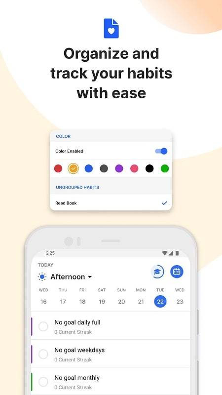Habitify: Daily Habit Tracker Скриншот 3