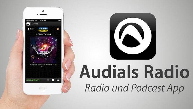 Audials Radio Pro 스크린 샷 1