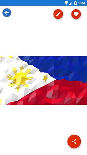 Philippines Flag Wallpaper: Fl zrzut ekranu 4