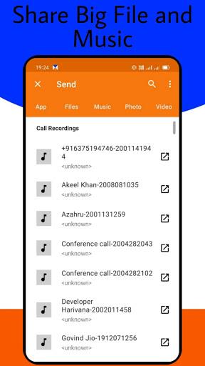 Xzender share- File Transfer like Xsender, Sendit स्क्रीनशॉट 4