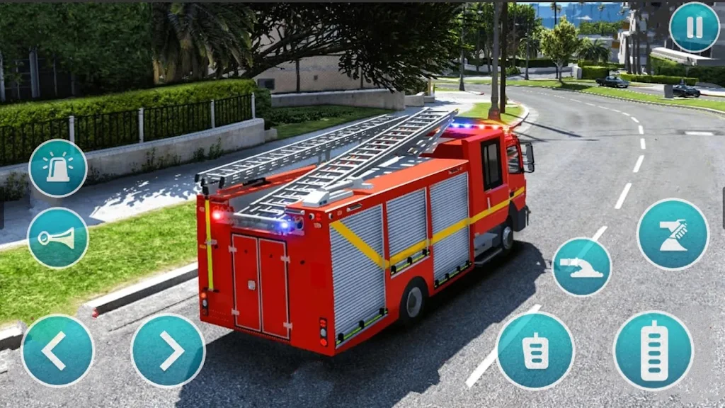 ภาพหน้าจอ Emergency Police Fire Truck 3d 3