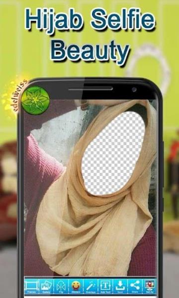 Hijab Selfie Beauty ảnh chụp màn hình 2