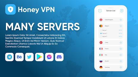 Honey VPN - Fast & Secure ကိုဖန်သားပြင်3