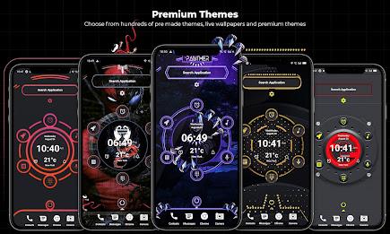 Alpha Hybrid Launcher 4D theme zrzut ekranu 4