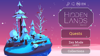 HIDDEN LANDS - Visual Puzzles экрана 1