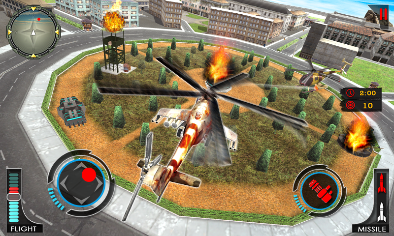 Gunship Helicopter Robot Game应用截图第4张