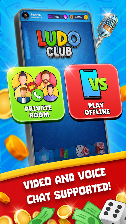 Ludo Club: Online Dice Game captura de pantalla 1