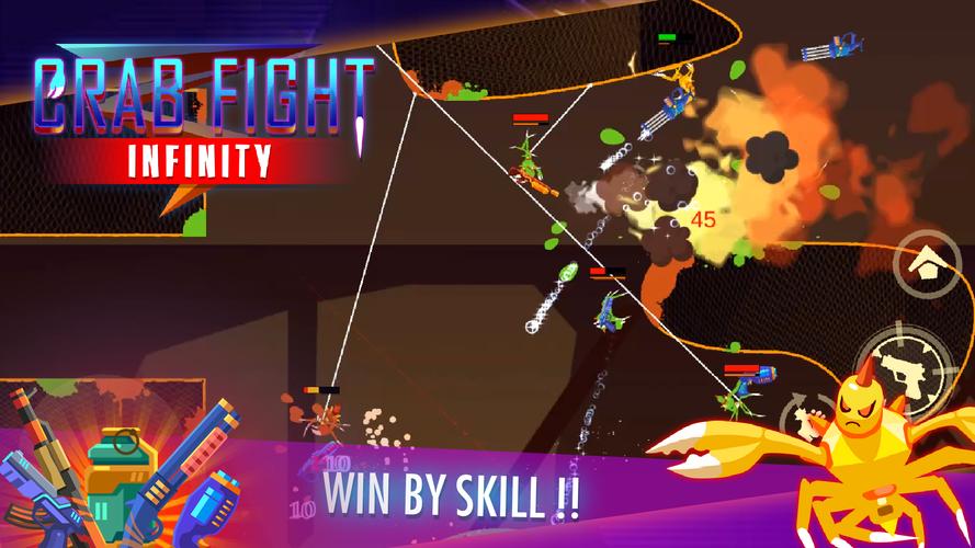 Crab Fight Infinity 스크린 샷 1