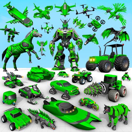 Horse Robot: Car Robot Games स्क्रीनशॉट 1