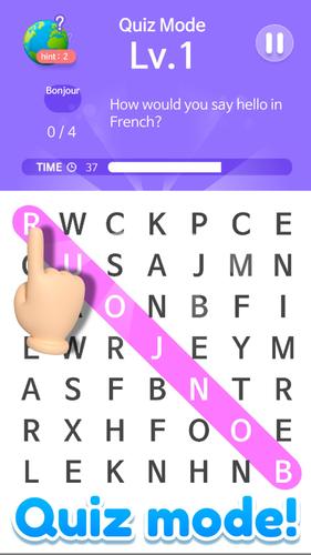 Word Search - Connect letters captura de pantalla 1